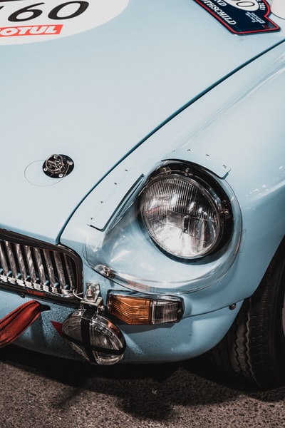 white bmw car with chrome grille